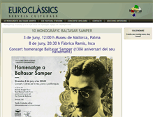Tablet Screenshot of euroclassics.es